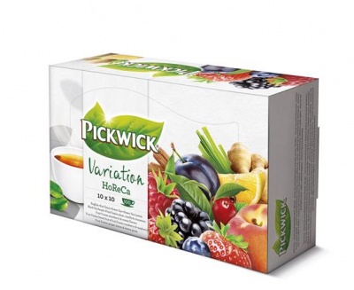 Teaválogatás, 70x2 g + 10x1,75 g, 20x1,5 g, 100 db, PICKWICK "Horeca Variációk"
