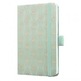 Naptár, A6, heti, 2026, kemény borító, SIGEL "Jolie", Mystic Aquamarin